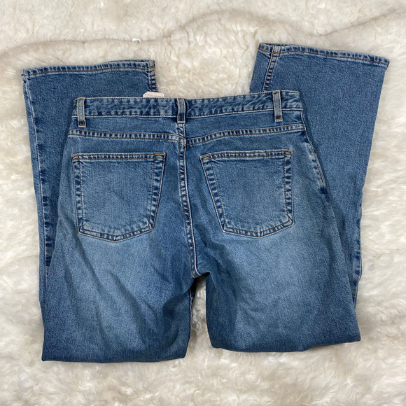 Gap Flare Woman's Stretch Sandblast Regular Cut Jeans Sz 8 - Picture 4 of 8